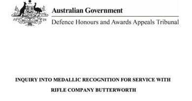 Higher recognition but no medal for RCB vets