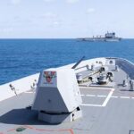Sydney and Choules meet at sea