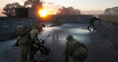 Operation Tyrfing tested aspiring platoon commanders and platoon sergeants in realistic tactical scenarios. Photo by Major Dan Mazurek.