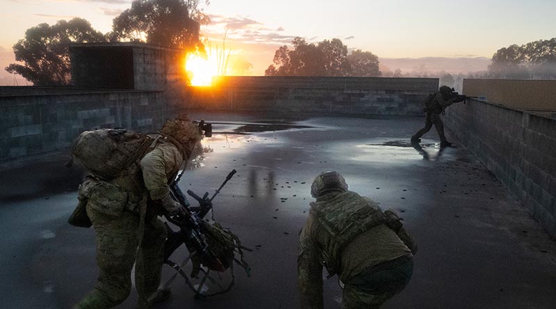 Operation Tyrfing tested aspiring platoon commanders and platoon sergeants in realistic tactical scenarios. Photo by Major Dan Mazurek.